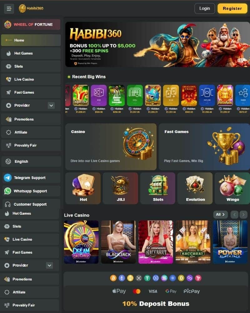 Habibi360, Casino Platform