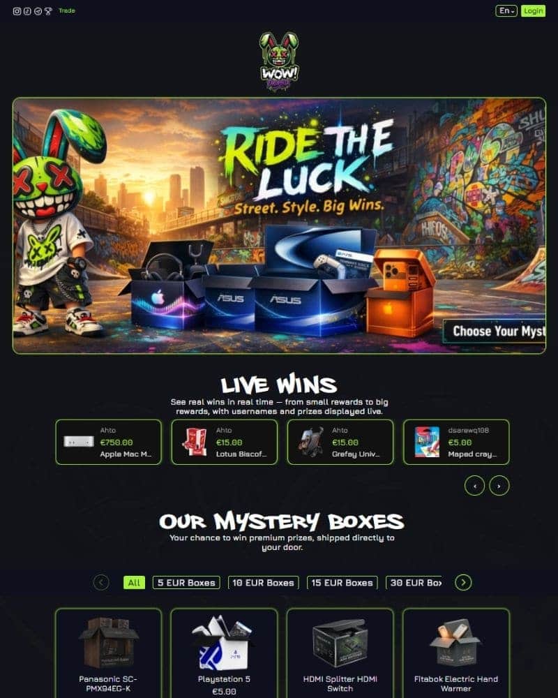 WowDropBox, Mystery Box